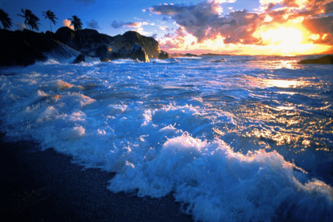 l'océan, la mer....