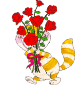 bonjours,bonsoirs et blablas - Page 10 Minigif-chat-offre-fleurs_3